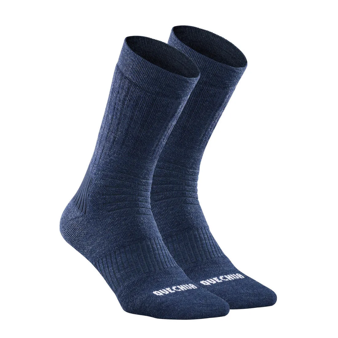 Adult Warm Hiking Socks - SH100 X-WARM MID - 2 Pairs