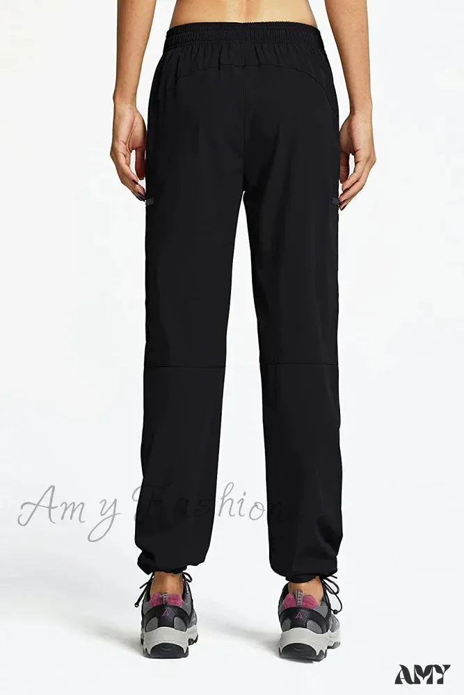 Amy Fashion - Cargo Hiking Pants Lightweight Quick Dry Capri Pants