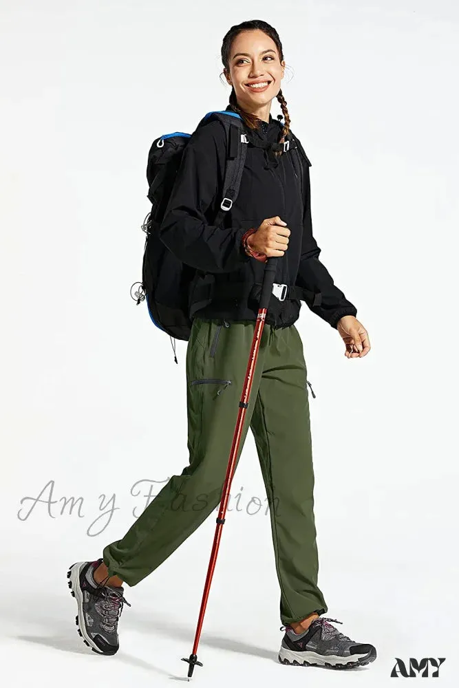 Amy Fashion - Cargo Hiking Pants Lightweight Quick Dry Capri Pants