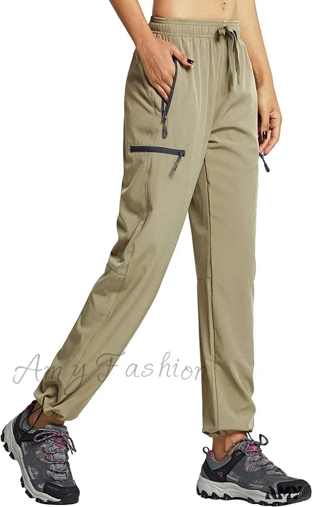 Amy Fashion - Cargo Hiking Pants Lightweight Quick Dry Capri Pants