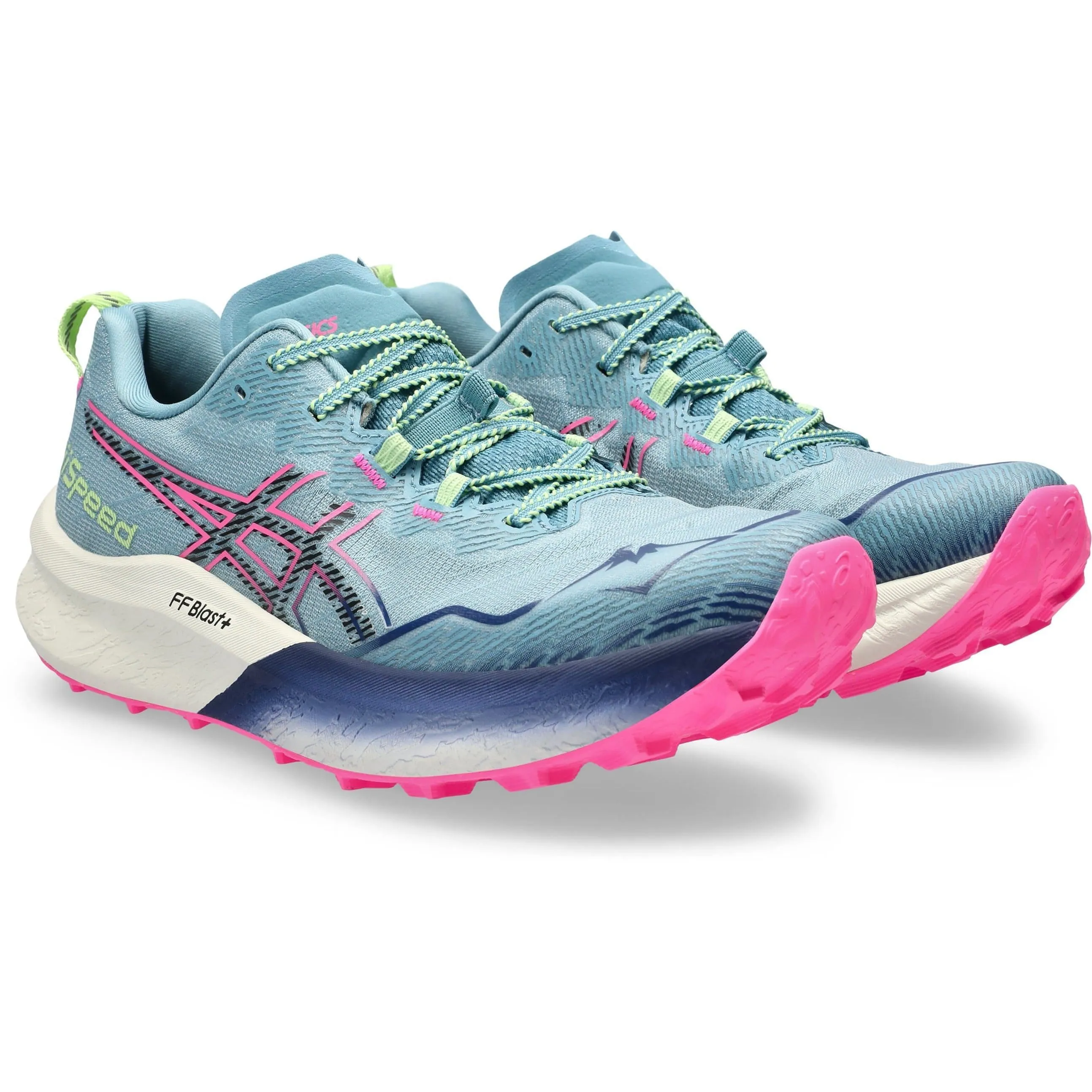 Asics Fuji Speed 2 Womens Trail Running Shoes - Blue