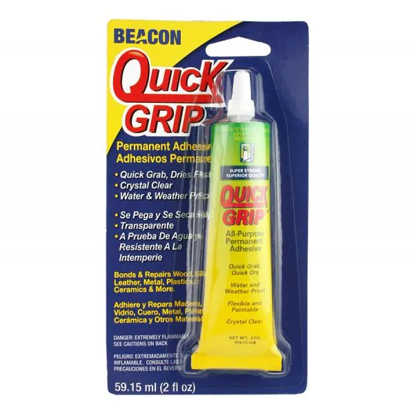 Beacon Quick Grip All Purpose Permanent Adhesive 2oz