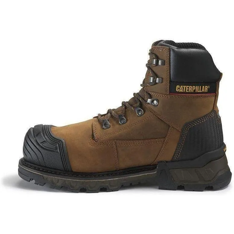 CAT Men's Exavator 6" XL Comp Toe WP Work Boot - Brown - P90991