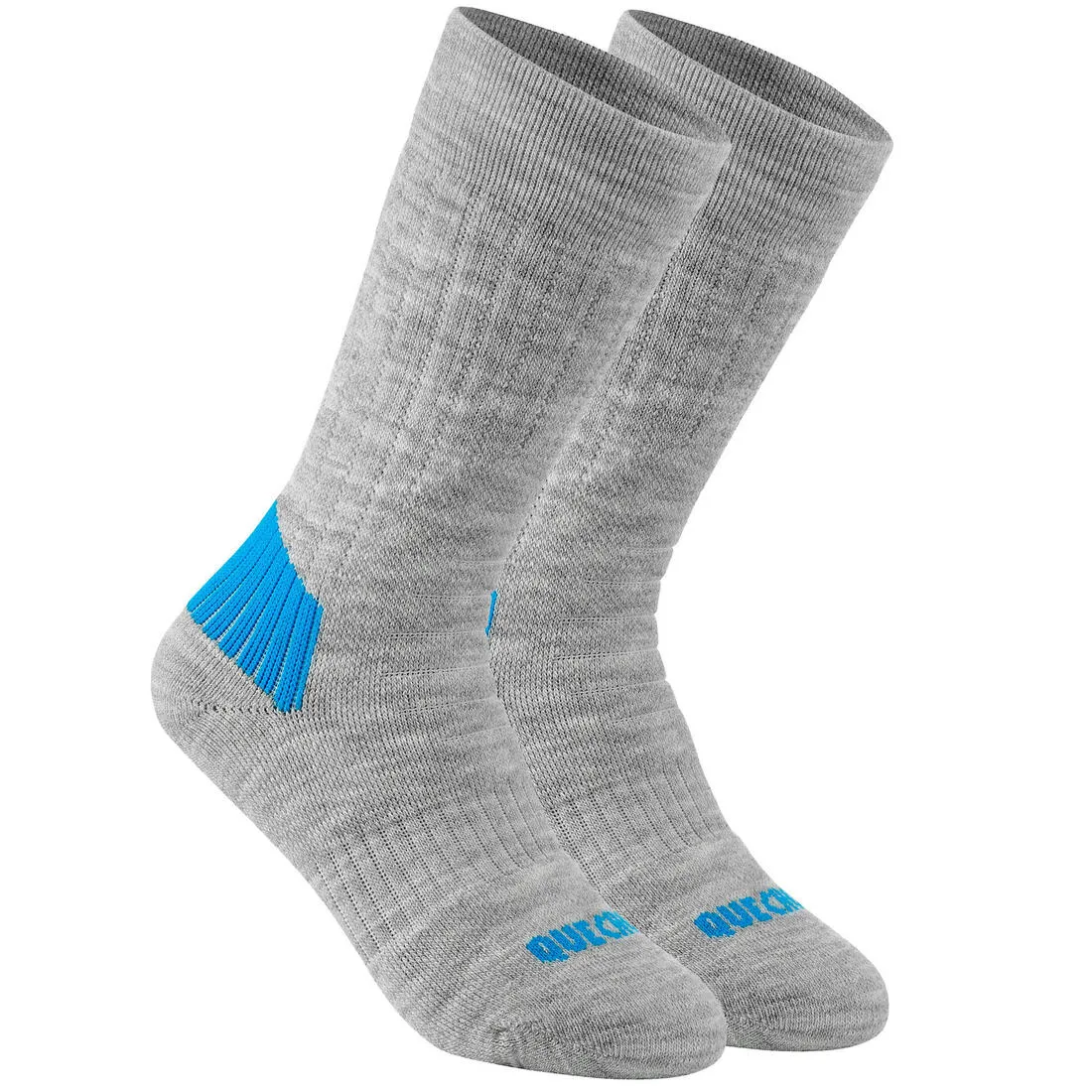 Children's warm hiking socks - SH100 WARM MID - x2 pairs