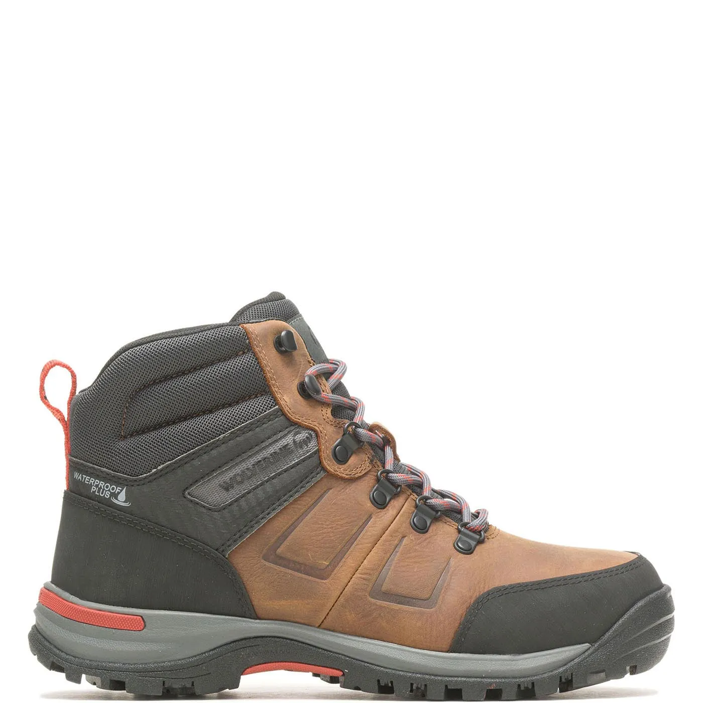 Chisel 6 Inch Steel-Toe Work Boot Brown