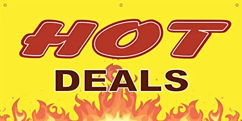 Hot Deals Full Color Vinyl Banner. Ready To Use