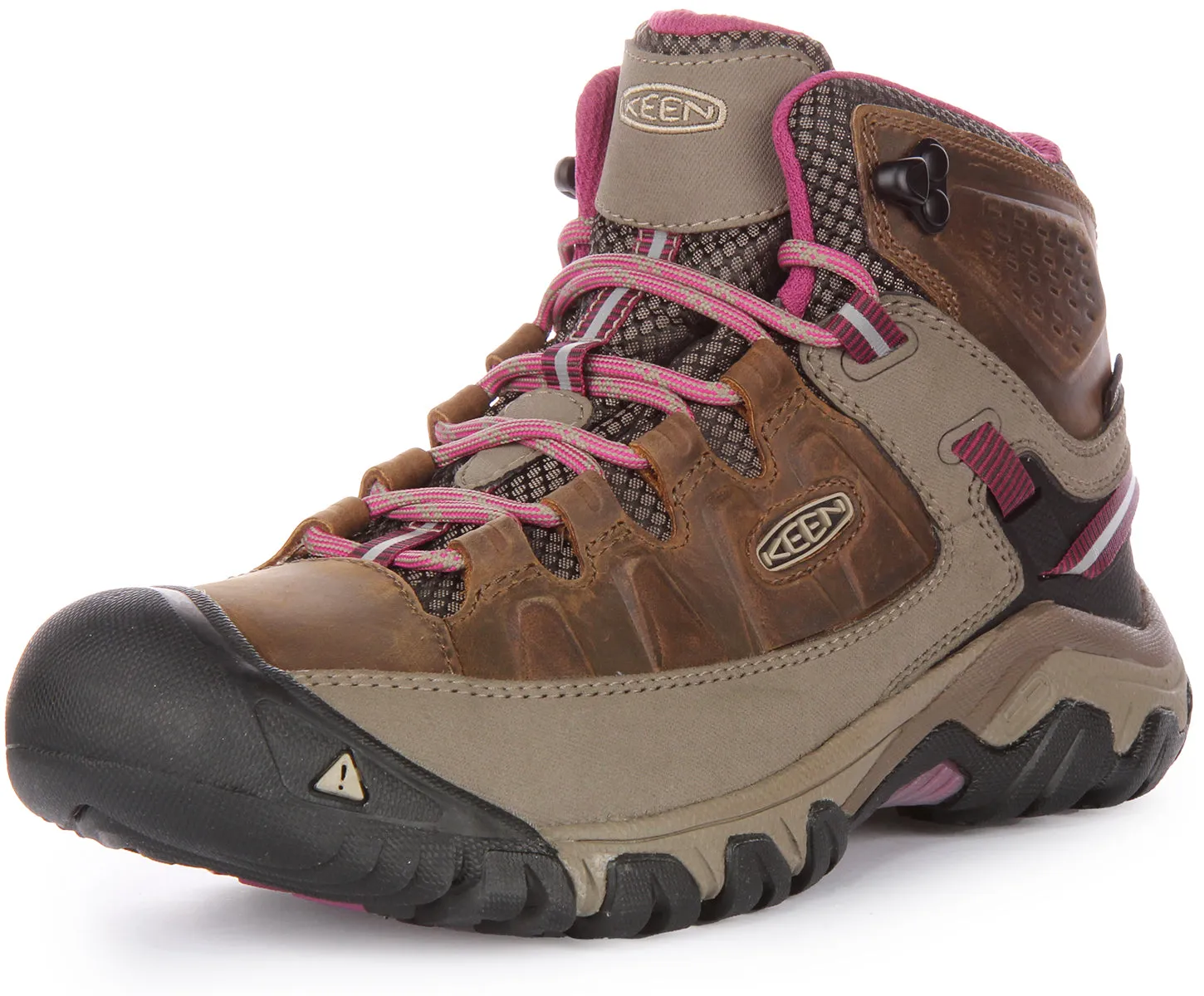 Keen Targhee III Wp In Brown Pink For Women