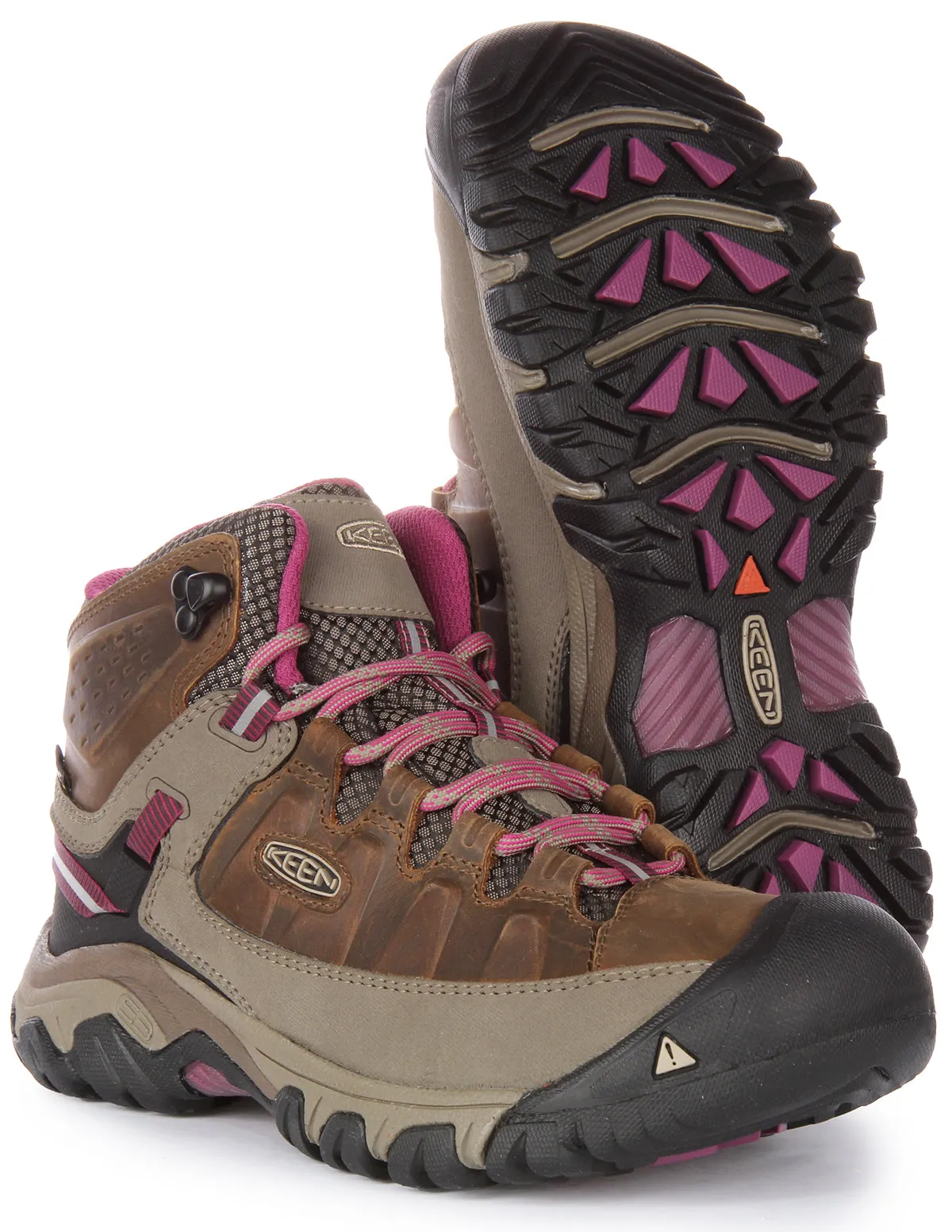 Keen Targhee III Wp In Brown Pink For Women