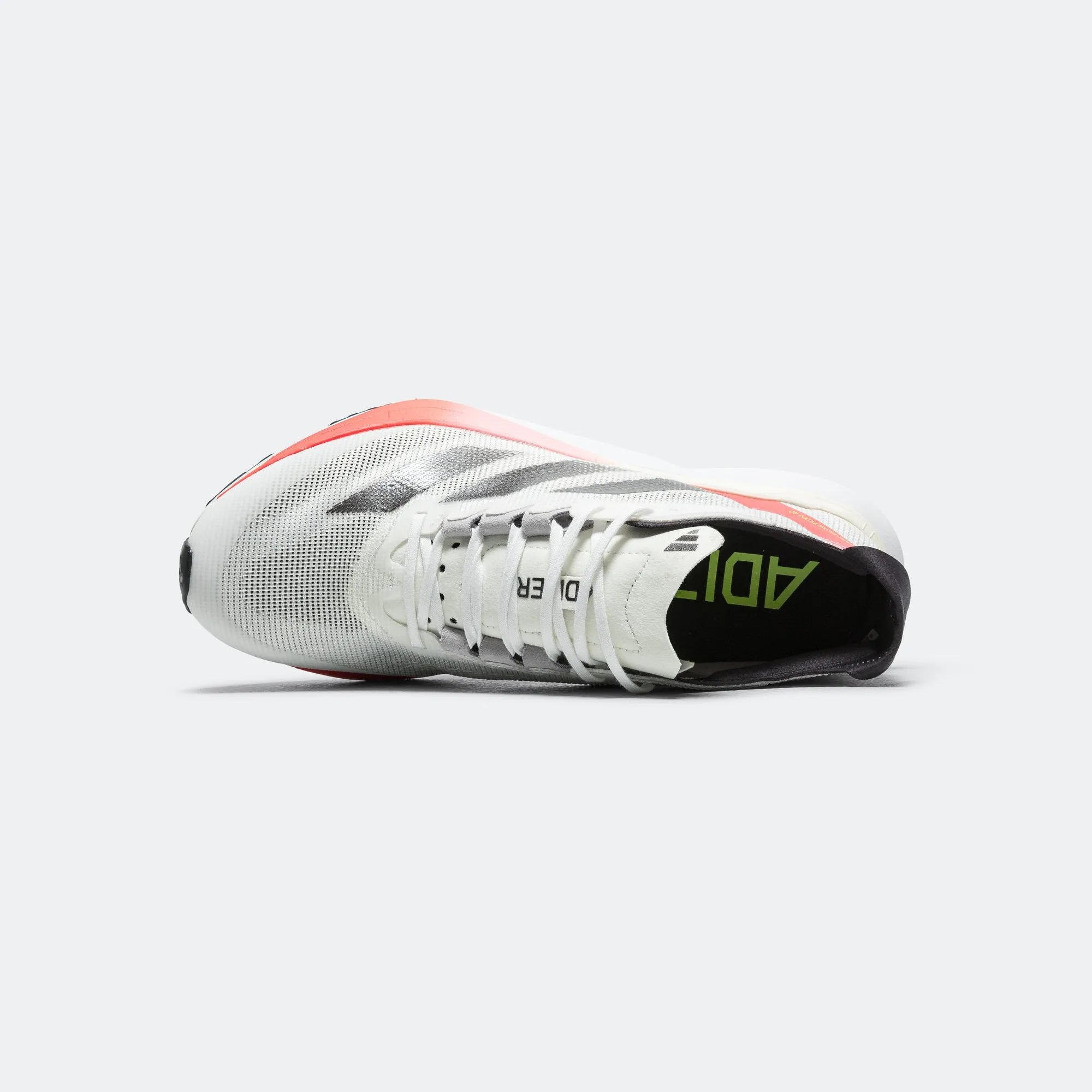 Mens Adizero Boston 12 - Footwear White/Aurora Metallic