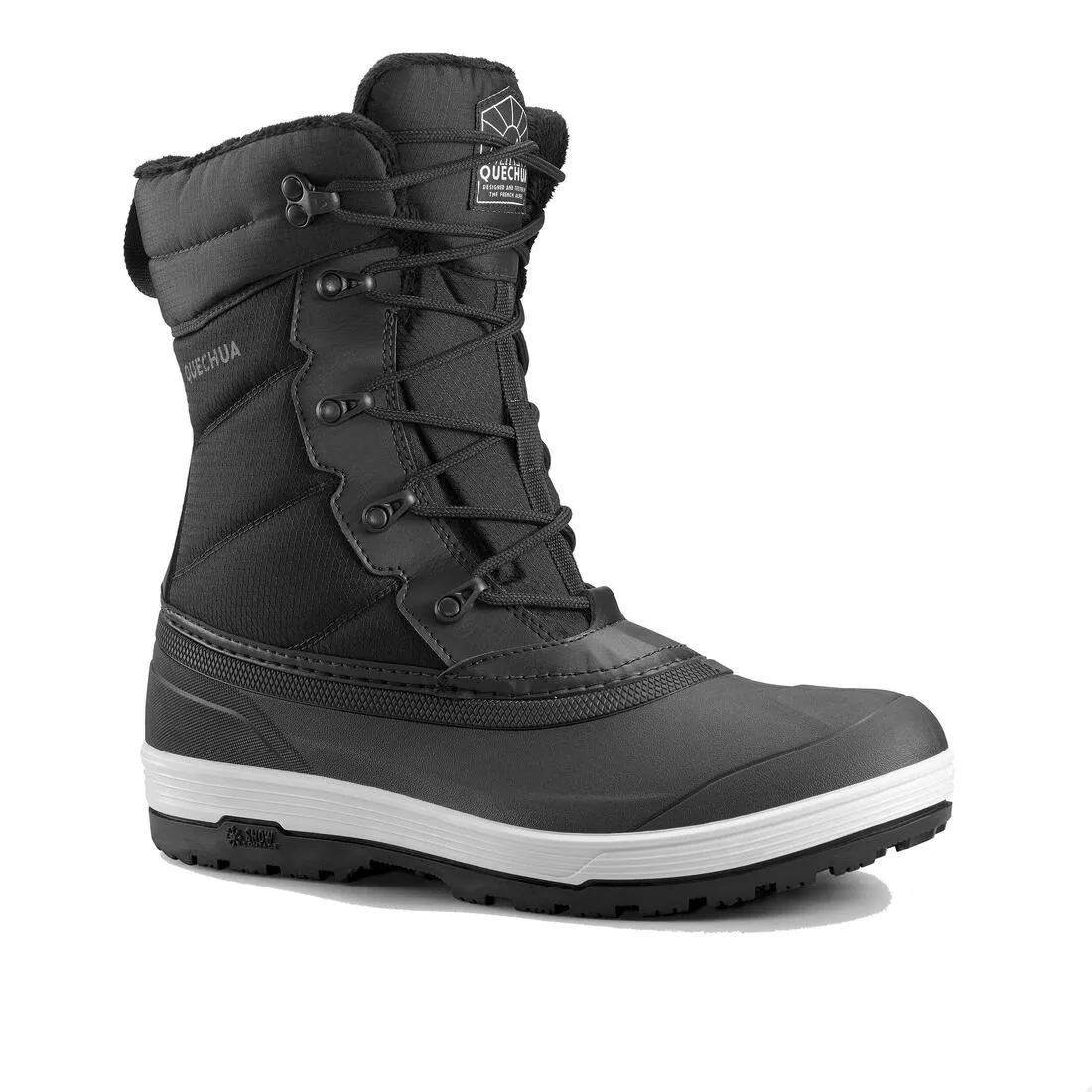 Men’s Warm Waterproof Snow Hiking Boots  - SH500 X- WARM - Lace