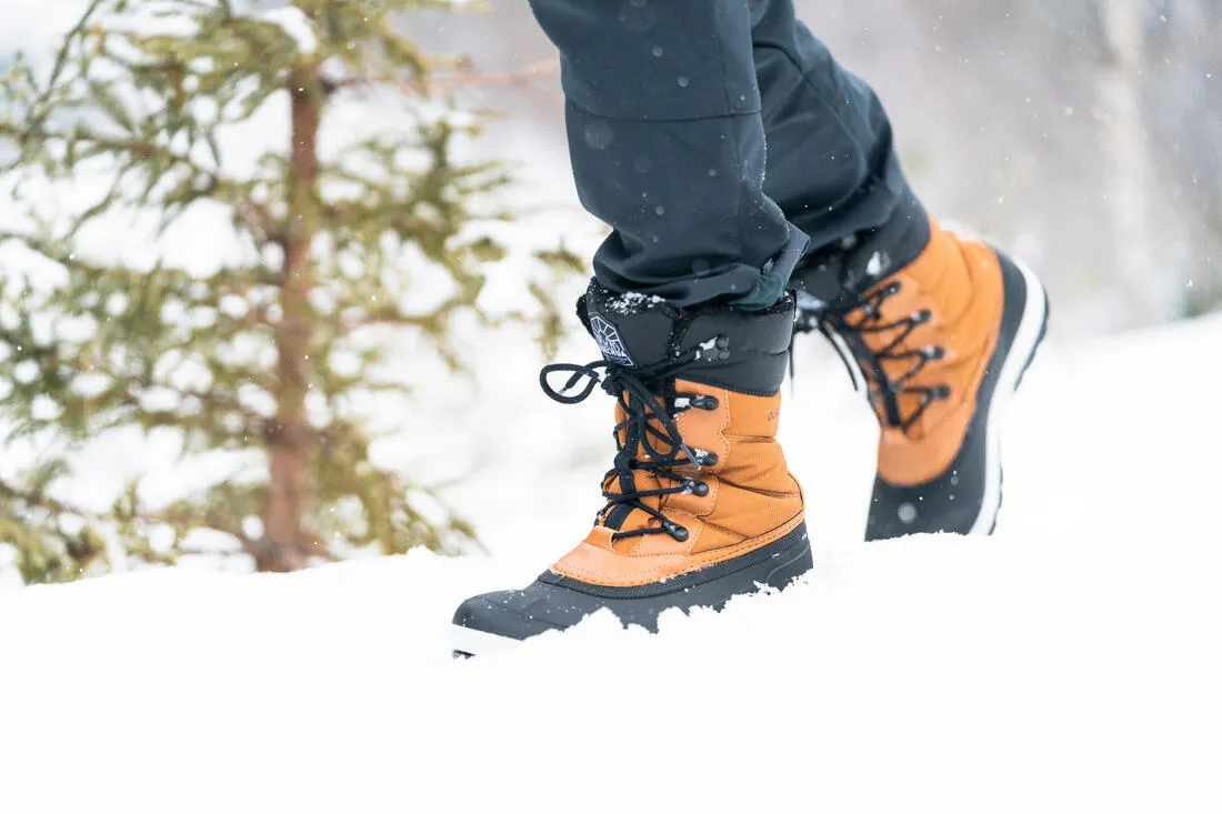 Men’s Warm Waterproof Snow Hiking Boots  - SH500 X- WARM - Lace