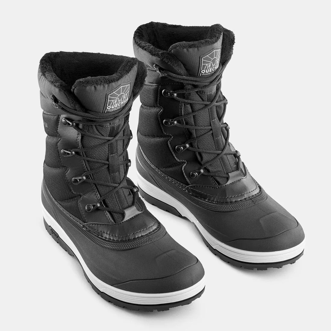 Men’s Warm Waterproof Snow Hiking Boots  - SH500 X- WARM - Lace