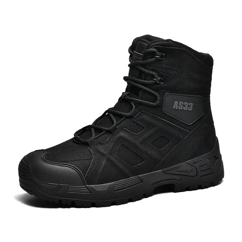 Men's Waterproof Hiking Boots Military Combat Tactical Breathable Desert Boots | 307