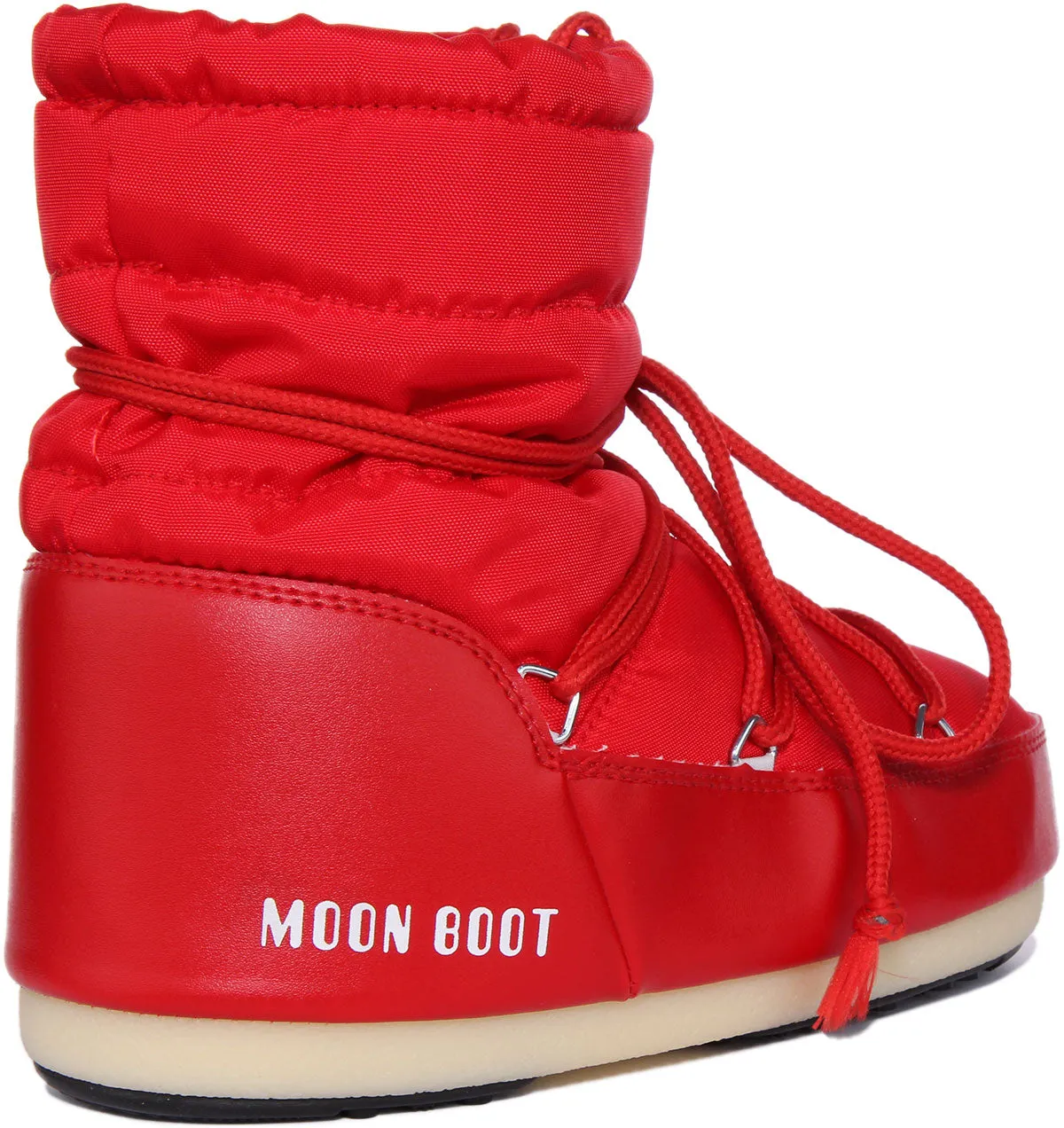 Moon Boot Nylon Low In Red For Women