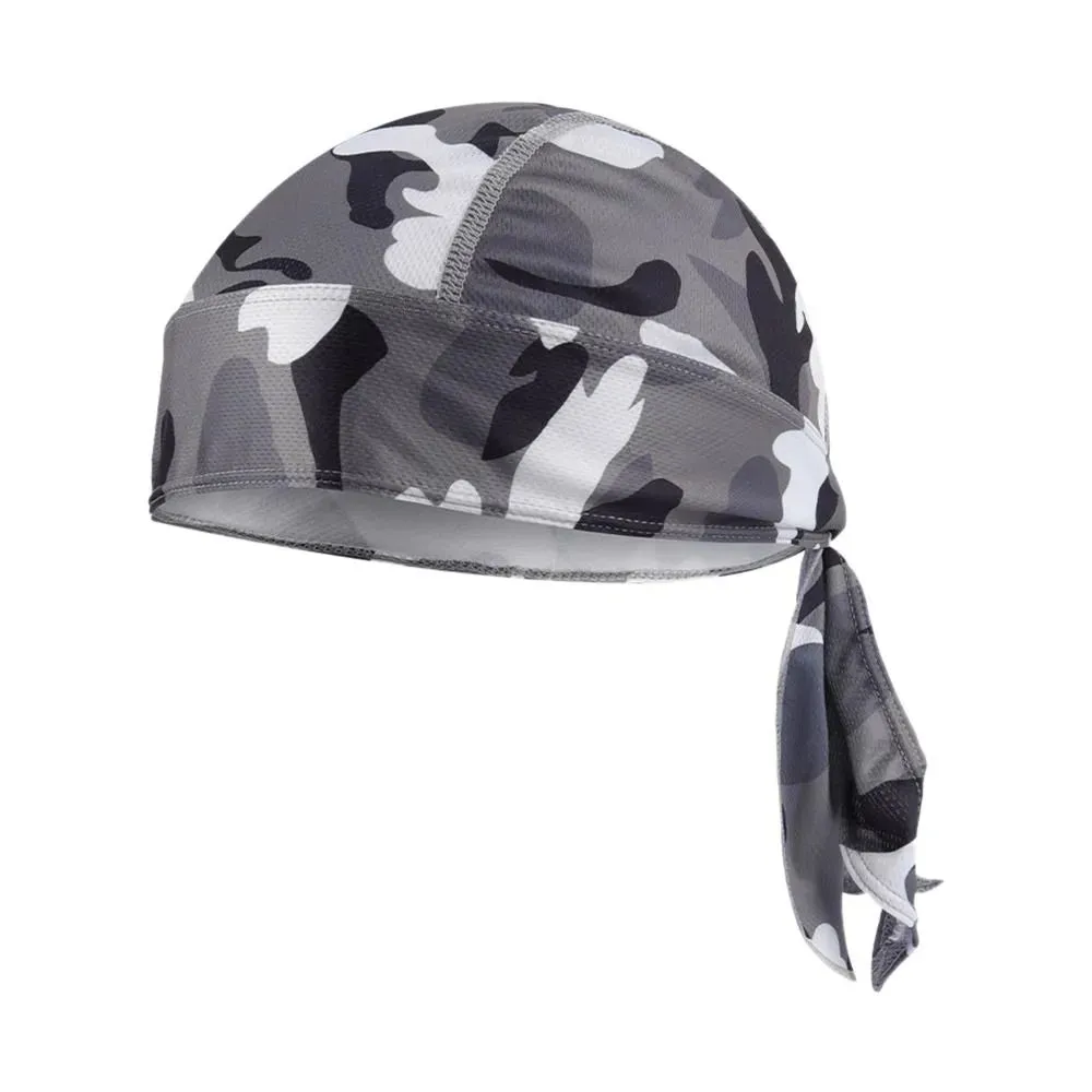 Quick Dry Camo Cycling Cap Head Scarf Summer Men Running Riding Bandana Headscarf Camo Printing Cap Headband Men Head Scarf