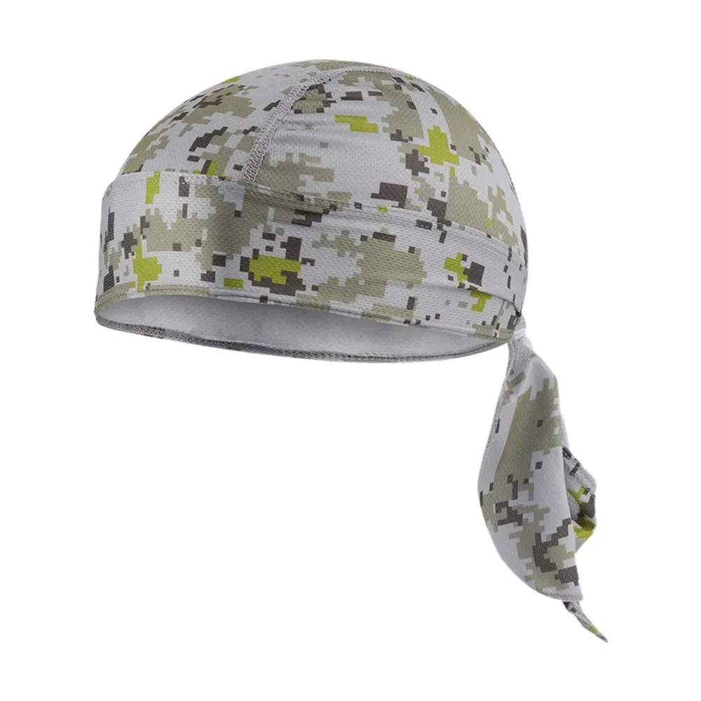 Quick Dry Camo Cycling Cap Head Scarf Summer Men Running Riding Bandana Headscarf Camo Printing Cap Headband Men Head Scarf