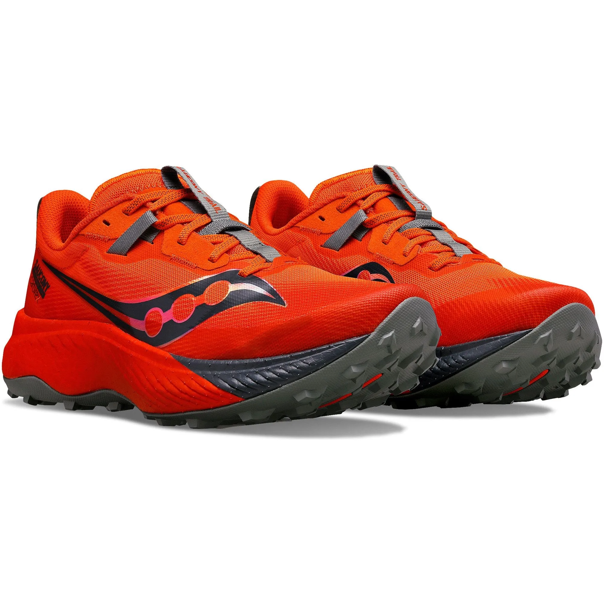 Saucony Endorphin Edge Mens Trail Running Shoes - Red