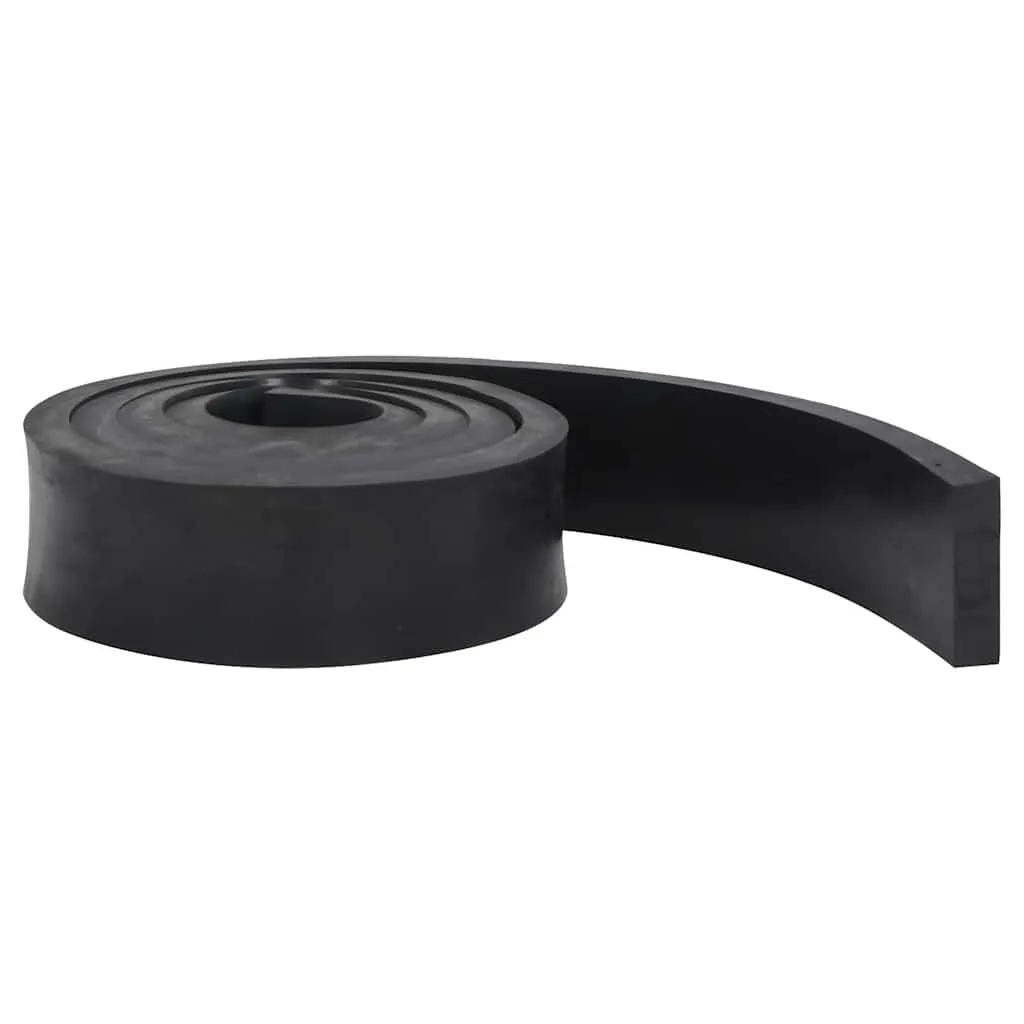 vidaXL Rubber Edge for Snow Plow Black 250x10x2 cm