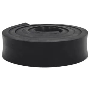 vidaXL Rubber Edge for Snow Plow Black 250x10x2 cm