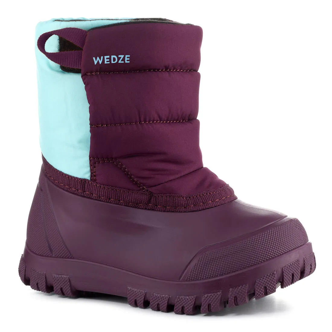 Wedze Warm Après-Ski Baby Snow Boots - Purple