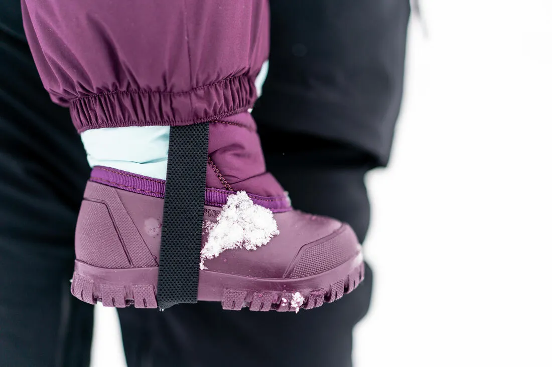 Wedze Warm Après-Ski Baby Snow Boots - Purple