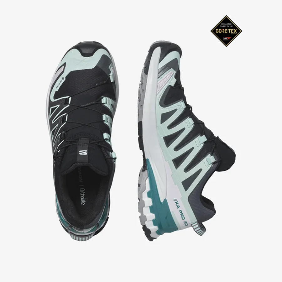 Women's XA PRO 3D V9 GTX (Black/Bleached Aqua)